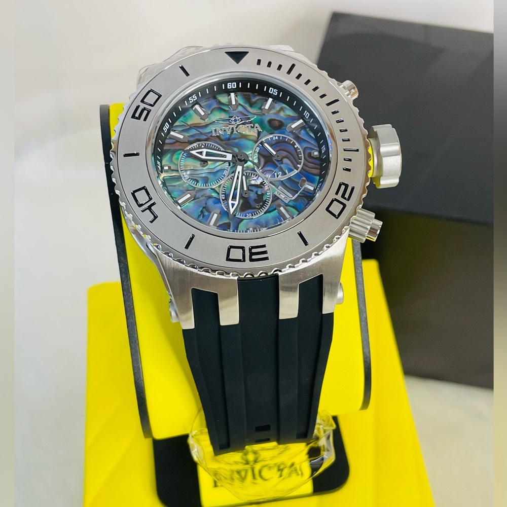 *SOLD* New Invicta Subaqua Men’s Watch with Abalone Dial 52mm - Picture 9 of 11